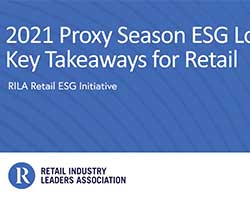 2021 Proxy Season ESG Lookback: Key Takeaways for Retail